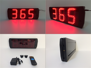 カウントダウンタイマー 看板 大型 TY-D36R/W 日数3桁 マウンテンホーク